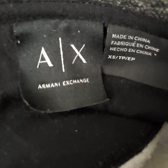 ARMANI EXCHANGE Men's Salt & Pepper Fleece Top XS - Picture 5 of 5